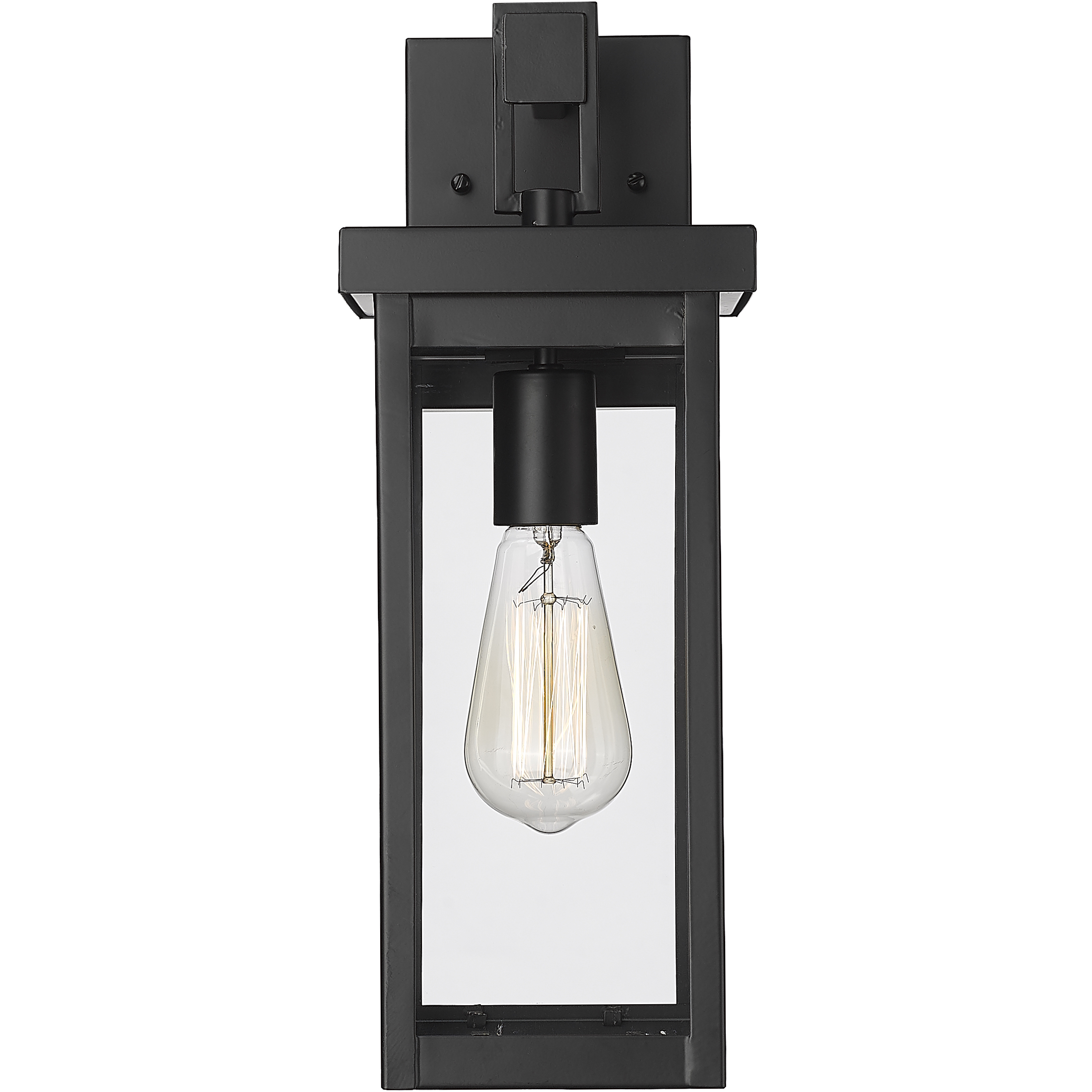 Barkeley 1 Light 16 inch Powder Coated Black Outdoor Wall Sconce